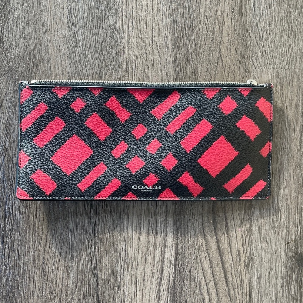 Coach Black and Red Wallet
